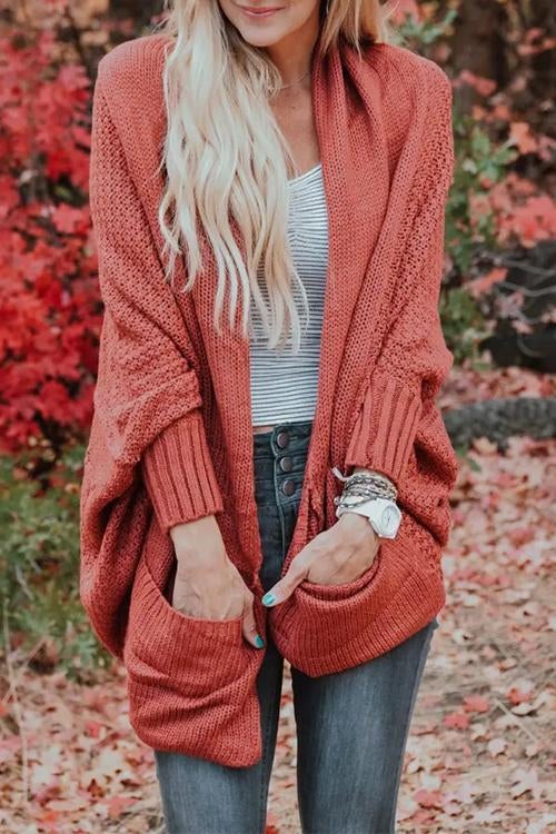 Cassie Batwing Sleeves Sweater Cardigans