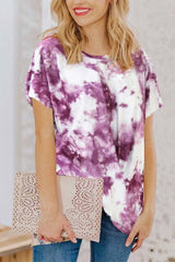 Round Neck Tie-Dye T-Shirt