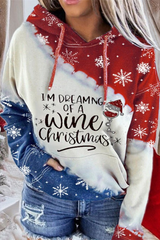 Sequins Christmas Hooded Sweatshirt