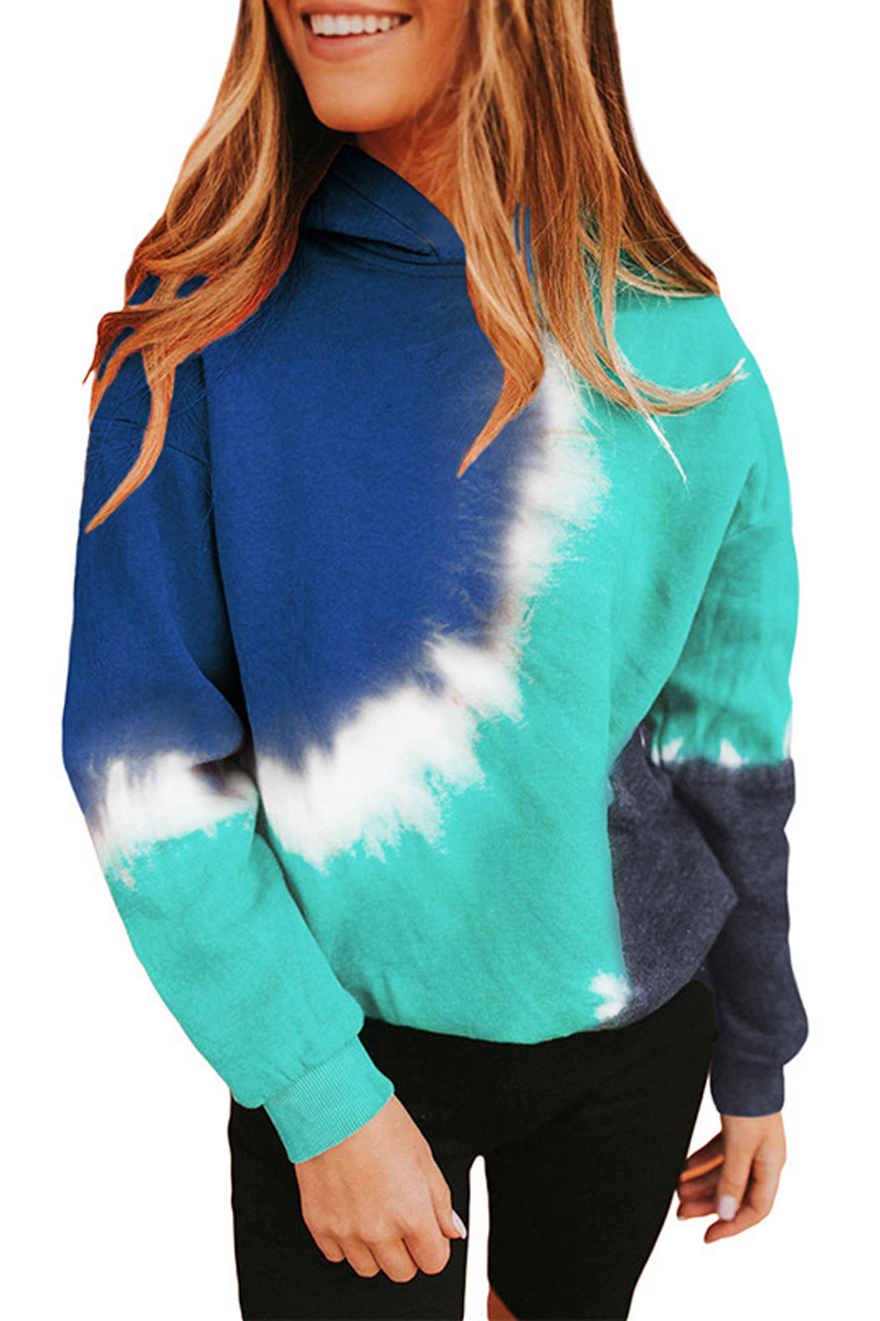 Tie Dye Long Sleeve Hoodie