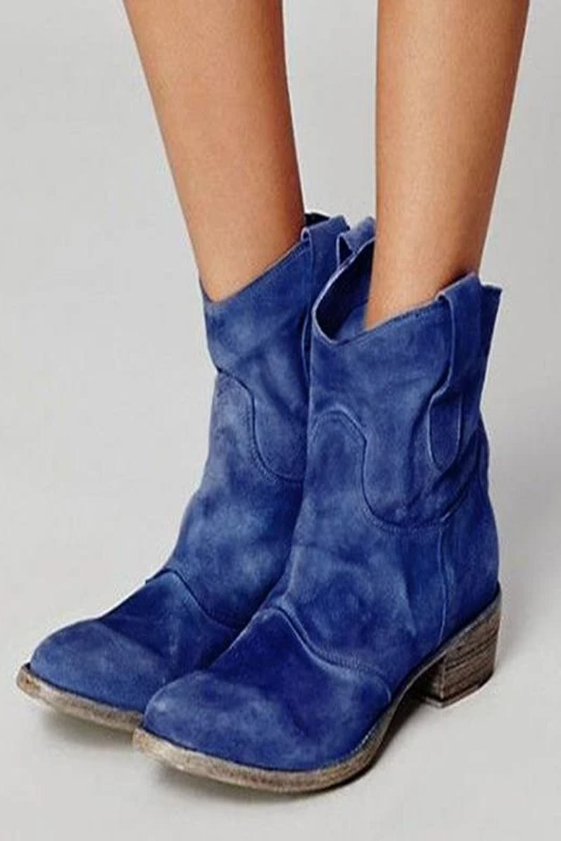 Wild Flat Heel Short Boots