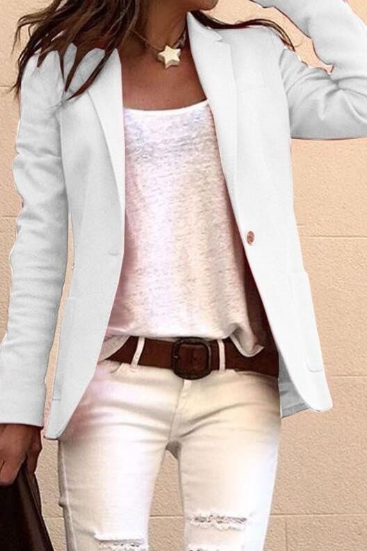 Sale Candy Color Suit Commuter Slim Jacket