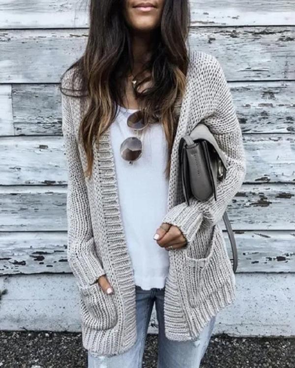 Classic Pocket Sweater Cardigan