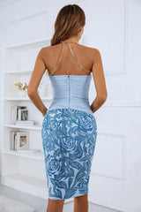 Irreplaceable Ruched Cut Out Party Bandage Dress