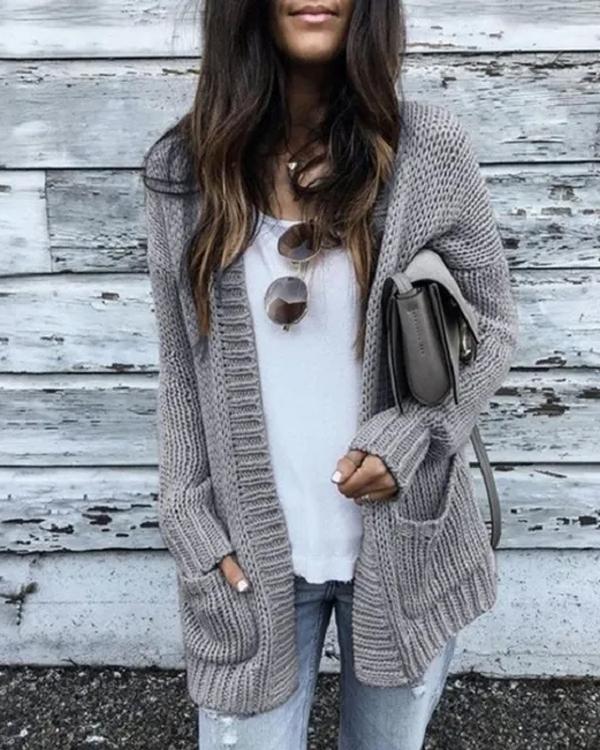 Classic Pocket Sweater Cardigan