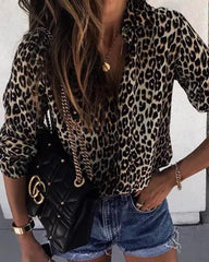 Fashion Snow Leopard Shirt