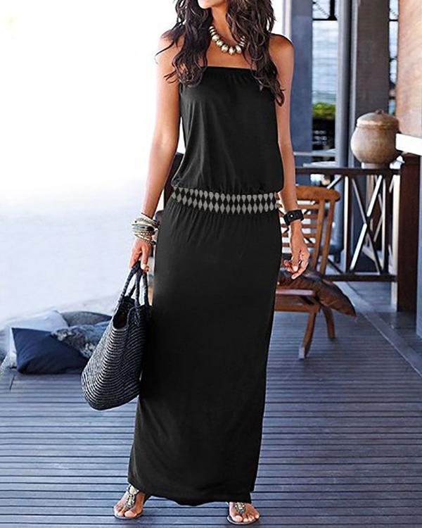 Casual Vintage Bohemia Maxi Dress