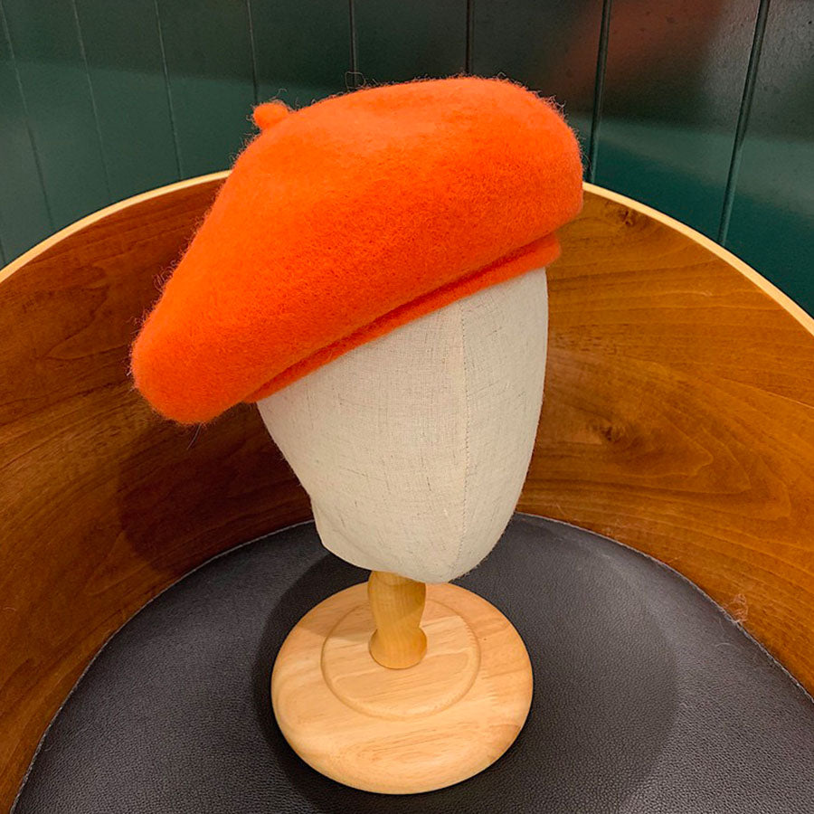 Classic Wool Beret Cap