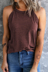 Casual Solid Basic O Neck T-Shirts(6 Colors)