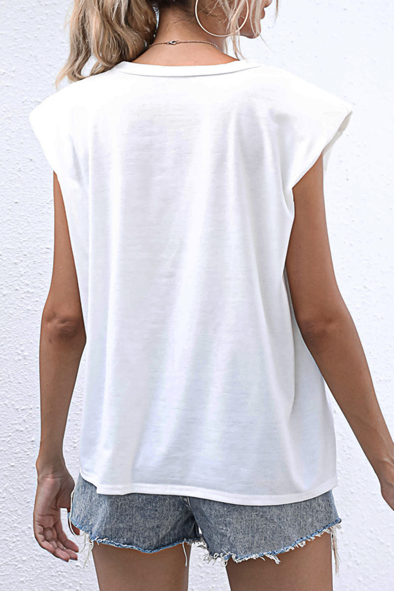 Casual Solid Split Joint O Neck T-Shirts(10 Colors)