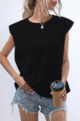 Casual Solid Split Joint O Neck T-Shirts(10 Colors)