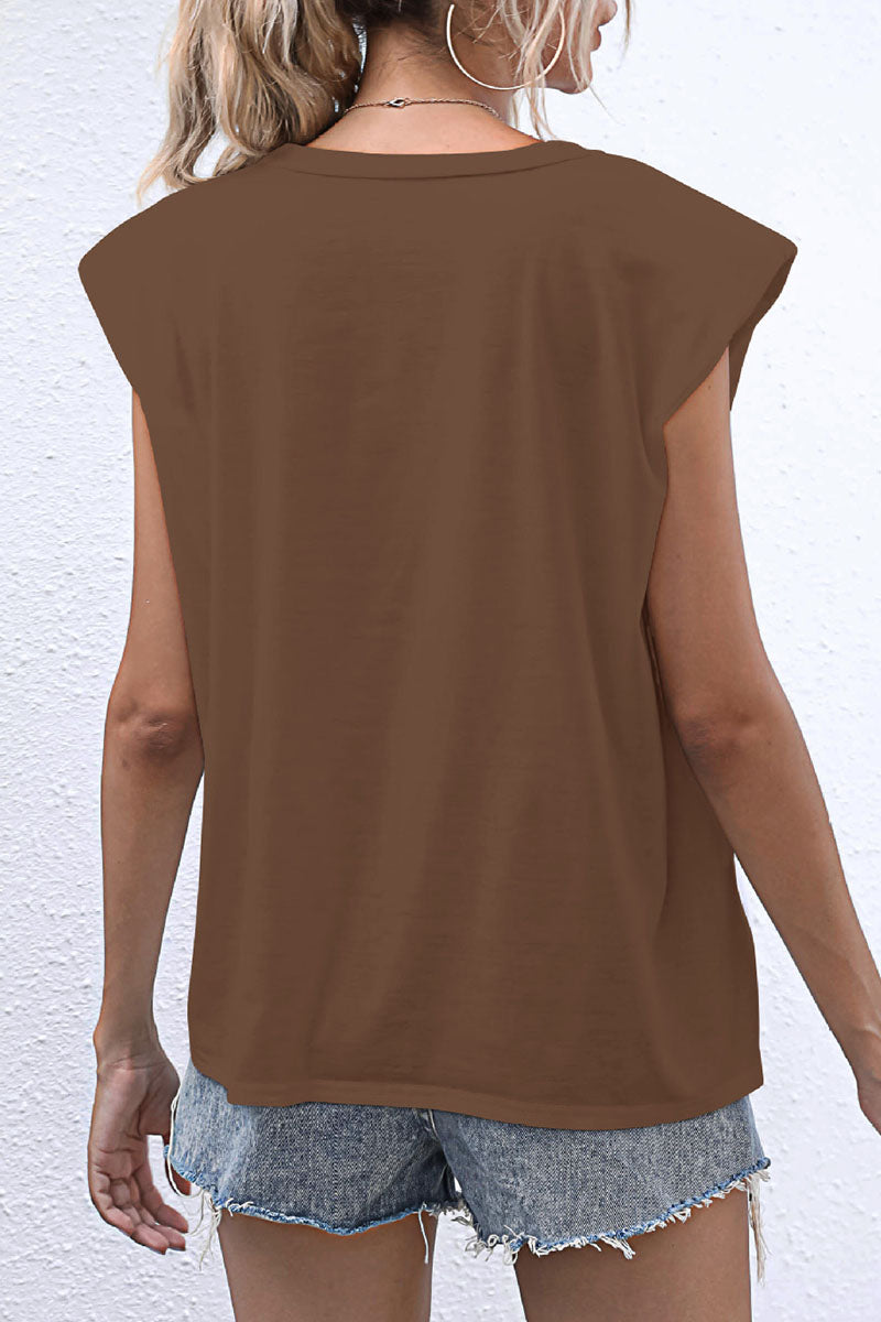 Casual Solid Split Joint O Neck T-Shirts(10 Colors)