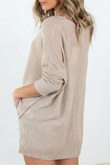 Casual Solid Split Joint Tops(4 Colors)