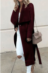 Casual Solid Turndown Collar Outerwear(5 Colors)