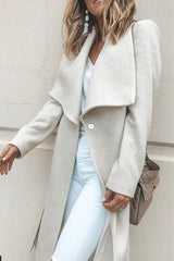 Casual Solid Turndown Collar Outerwear(5 Colors)