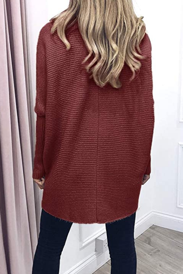 Casual Solid Basic Turtleneck Tops Sweater(7 Colors)