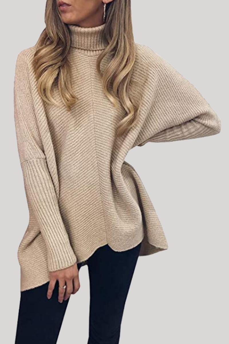 Casual Solid Basic Turtleneck Tops Sweater(7 Colors)