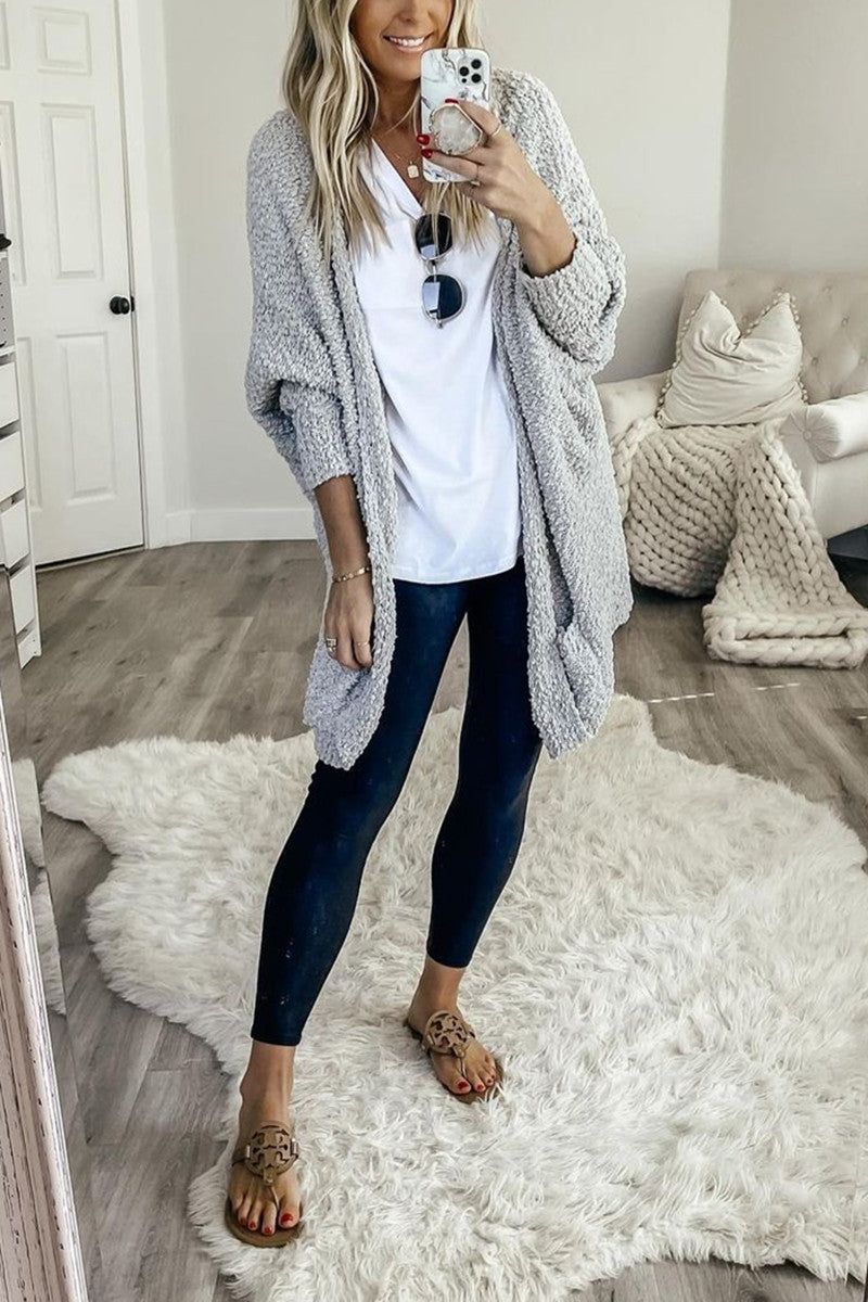 Casual Daily Comfy Bat Sleeve Cardigan(6 colors)