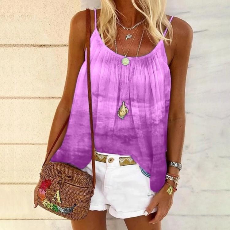 Tie Dye Print Casual Camisole