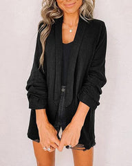 Fashion Lapel Cardigan Blazer Suit