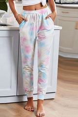 Tie Dye Print Casual Pants