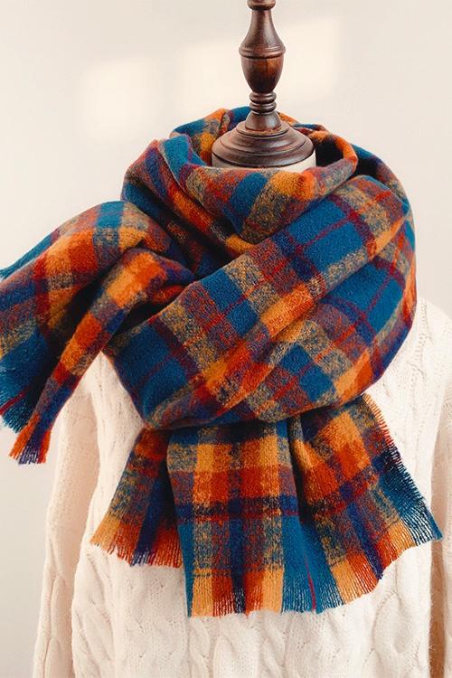Classic Plaids Shawl Scarf