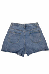 Casual Bibbed Jeans Shorts