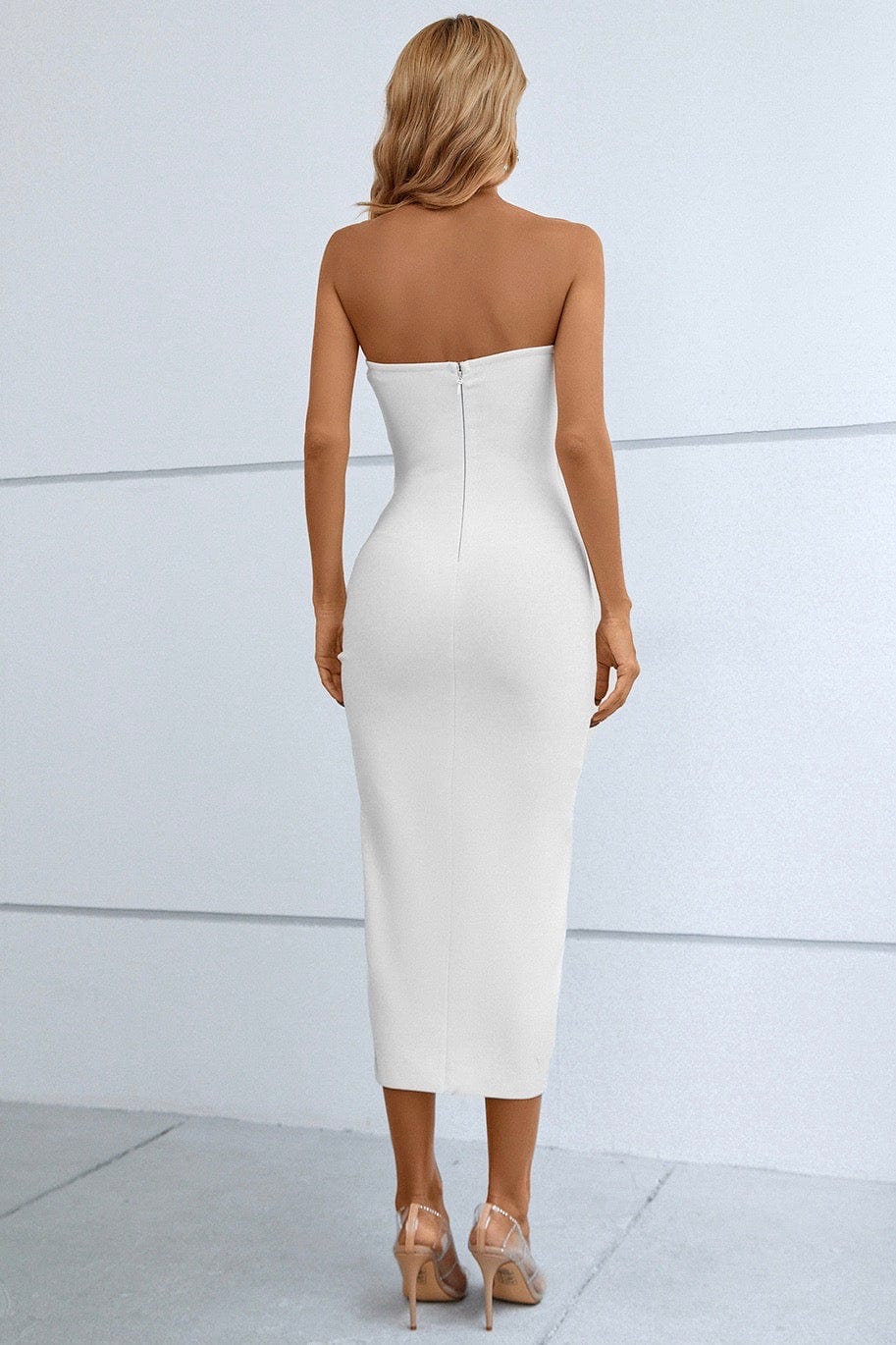 Lolita Off Shoulder Asymmetric Bandage Dress