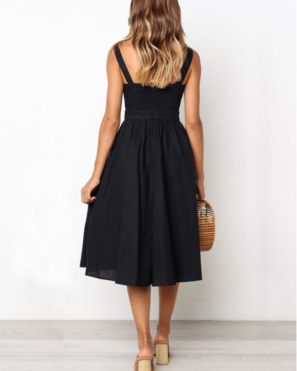 Camellia Sling A Line Dress