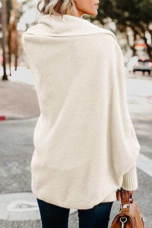 Batwing Sleeves Sweater Cardigans