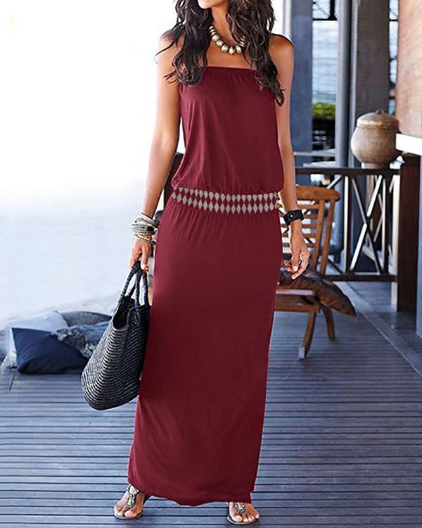 Casual Vintage Bohemia Maxi Dress