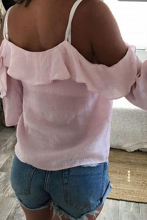 Chiffon Ruffled Top Shirt