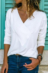 Classic V-Neck Basic T-shirt