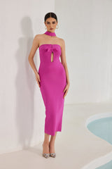 Nadia Strapless Hollow Out Maxi Bandage Dress Set