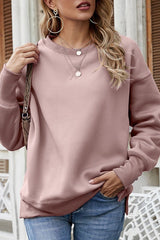 Round Neck Long Sleeve Sweatshirt