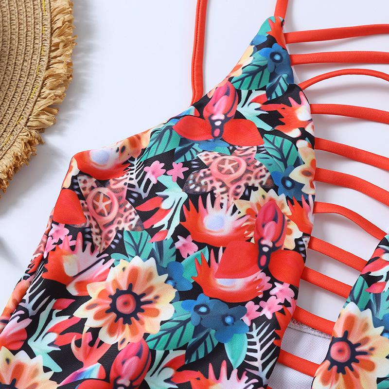 Sexy One-Piece Printed Swimsuit