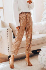 Sequin Jogging Party Pants