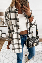 Classic Button Down Boyfriend Plaid Shirts