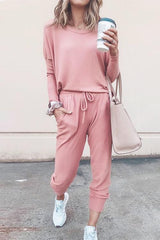 Comfy T-shirt&Pants Two Pieces Set