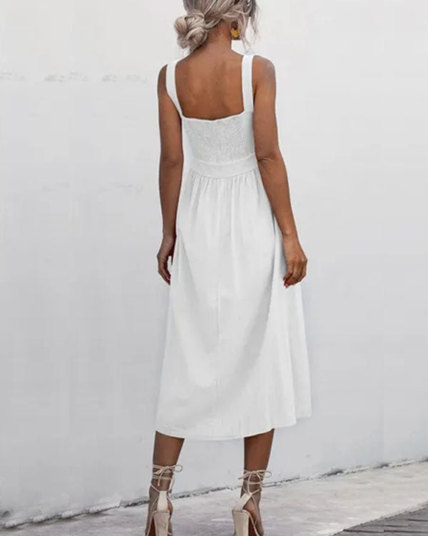 Camellia Sling A Line Dress