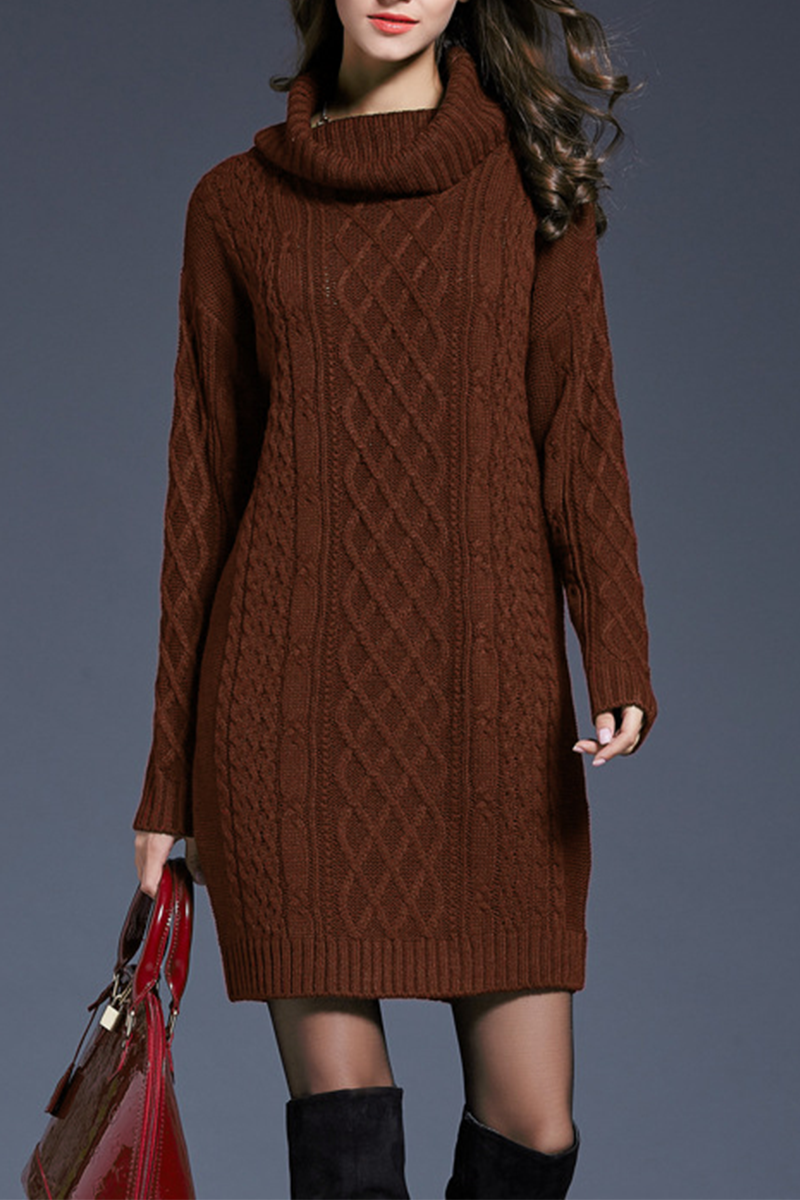 Winter Knit Dress(3 Colors)