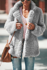 Winter Plush Coat Cardigan