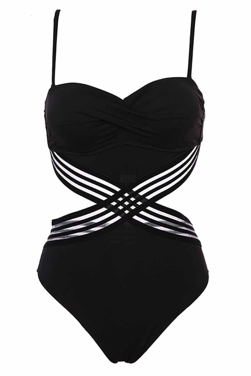 Black Sexy Backless Ladies Swimsuit