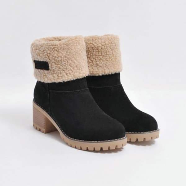 Winter Shoes Fur Warm Snow Boots(Ship In 24 Hours)