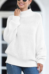 Breathable Bat Sleeve Knit Sweater