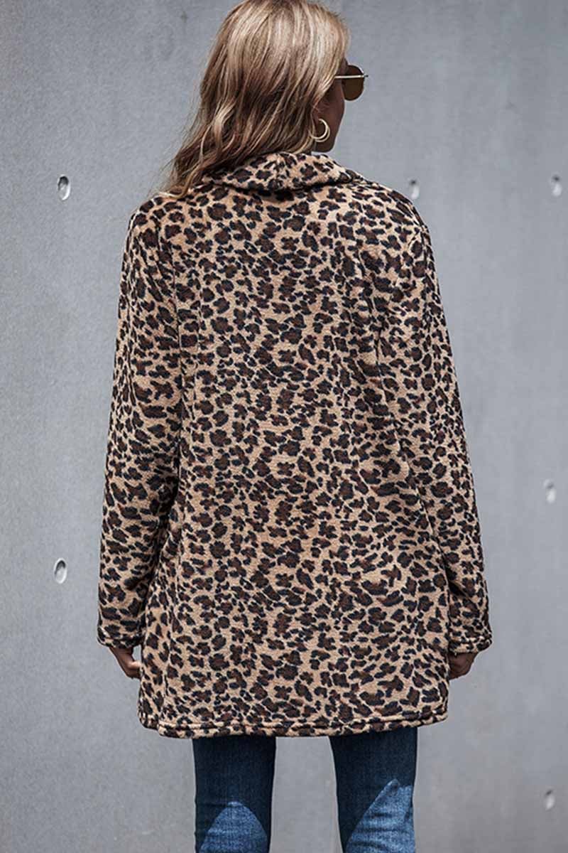 Sexy Leopard Long Coat