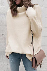 Pure White Ribbed Knitting Top