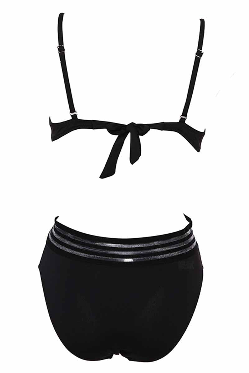 Black Sexy Backless Ladies Swimsuit