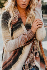 Tassel Cardigan Sweater Tops