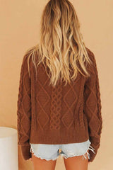 Vintage Knitted Cardigan Sweater